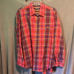 Roper western flannel plaid shirt used XL